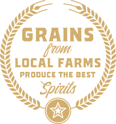 Grains from local farms produce the best spirits