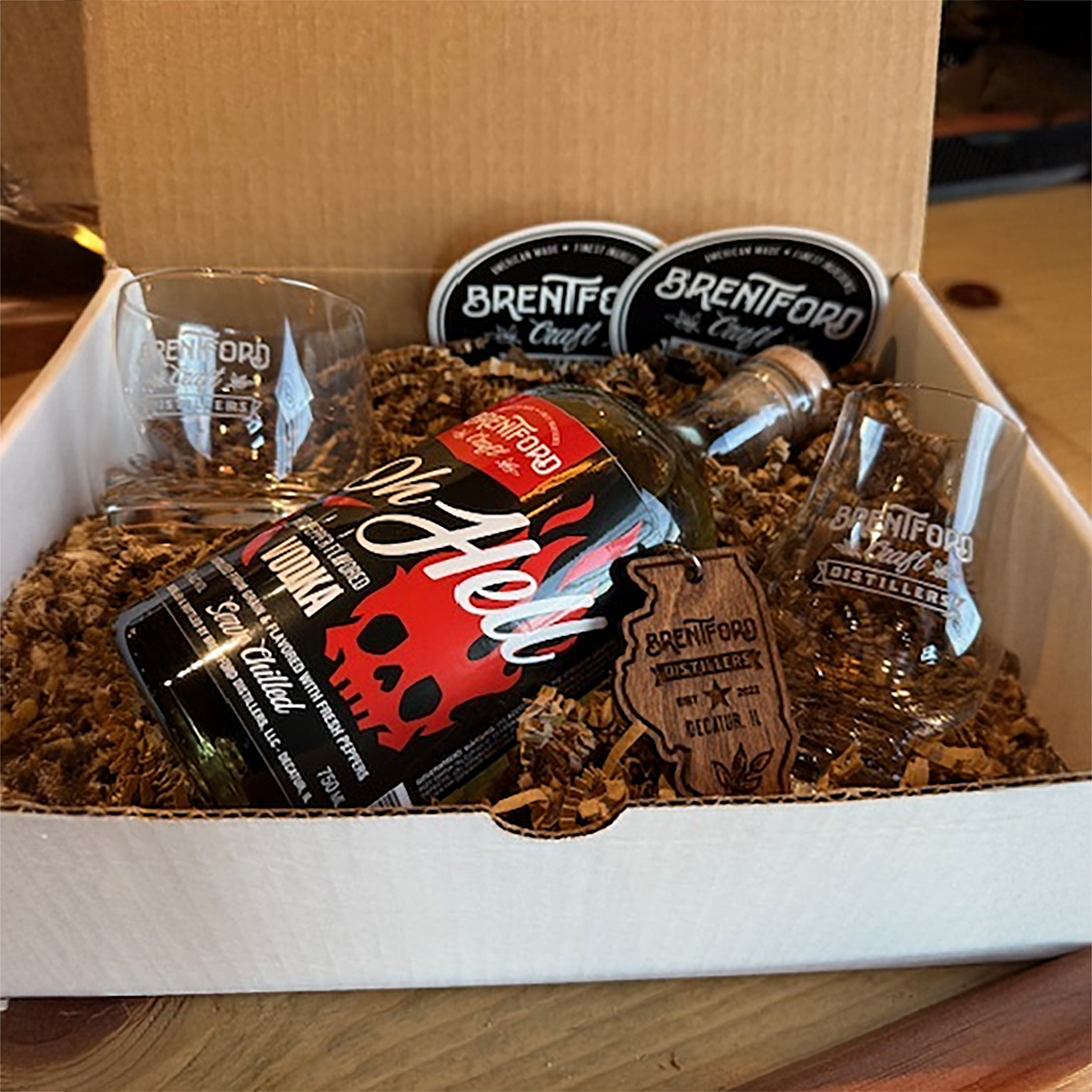 "Oh Hell" Vodka Gift Box - Premium Holiday Set