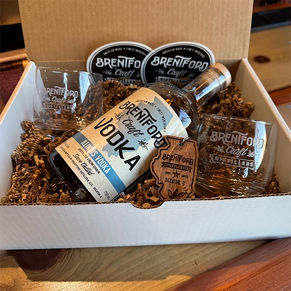 Brentford Craft Vodka Gift Box – Premium Holiday Set